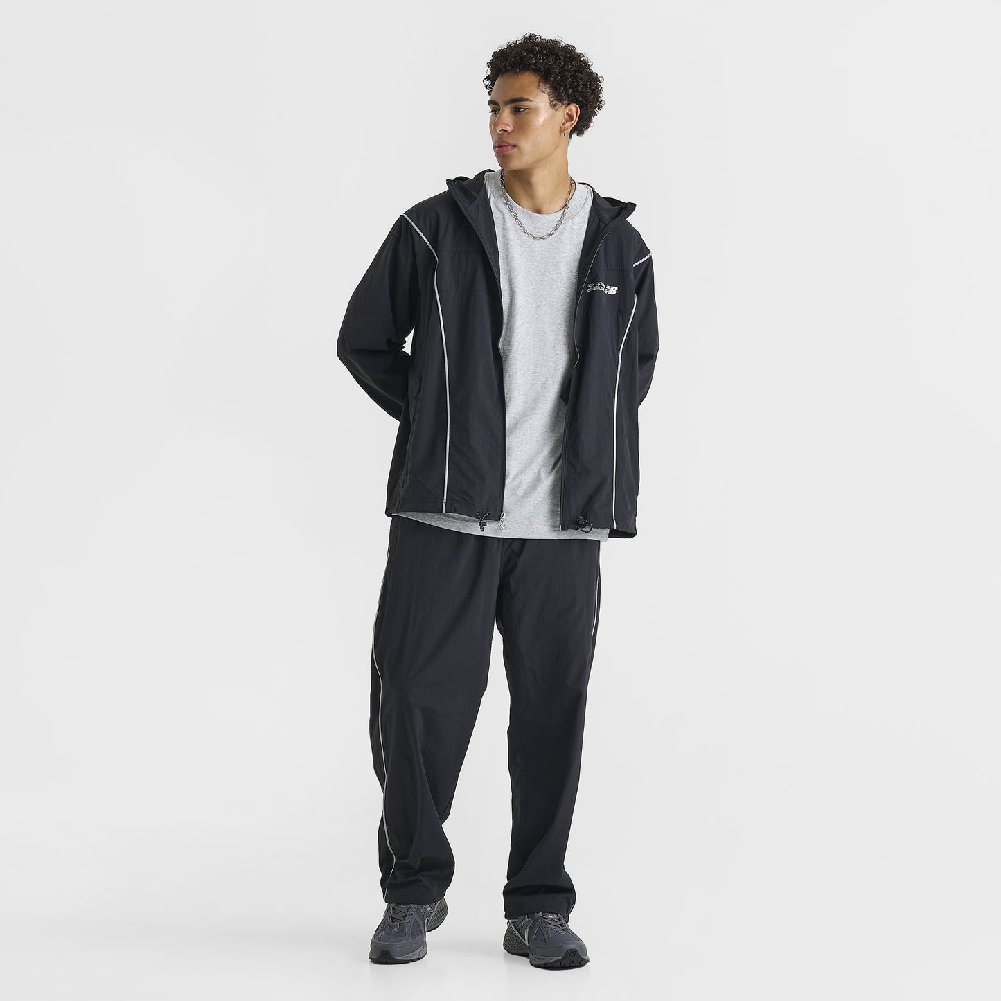 New Balance Vision Woven Jacket Black / 3M Reflective