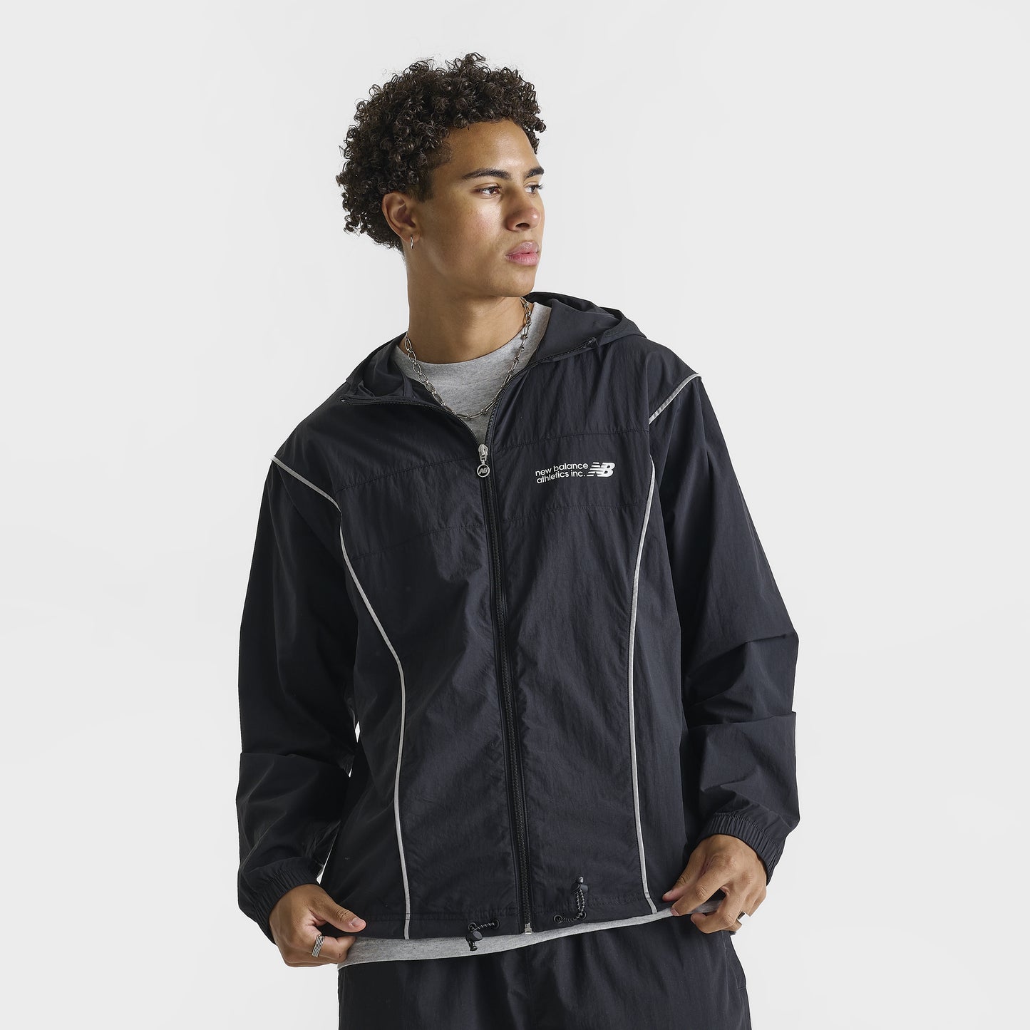 New Balance Vision Woven Jacket Black / 3M Reflective