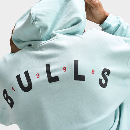 Mitchell & Ness Bulls Arch Boxy Chandail à capuche / Bleu clair