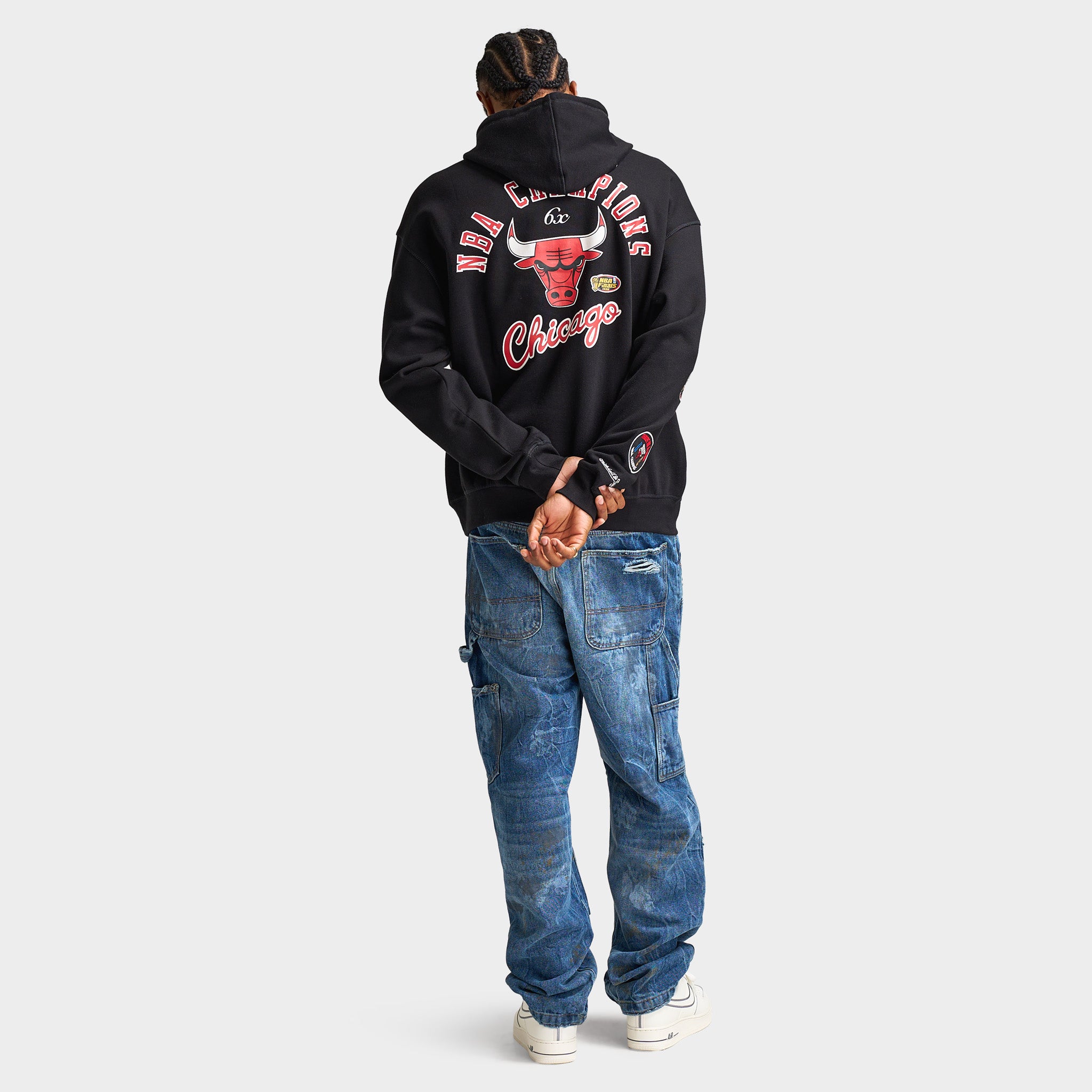 Mitchell & Ness Chicago Bulls Hoodie / Faded Black – JD Sports