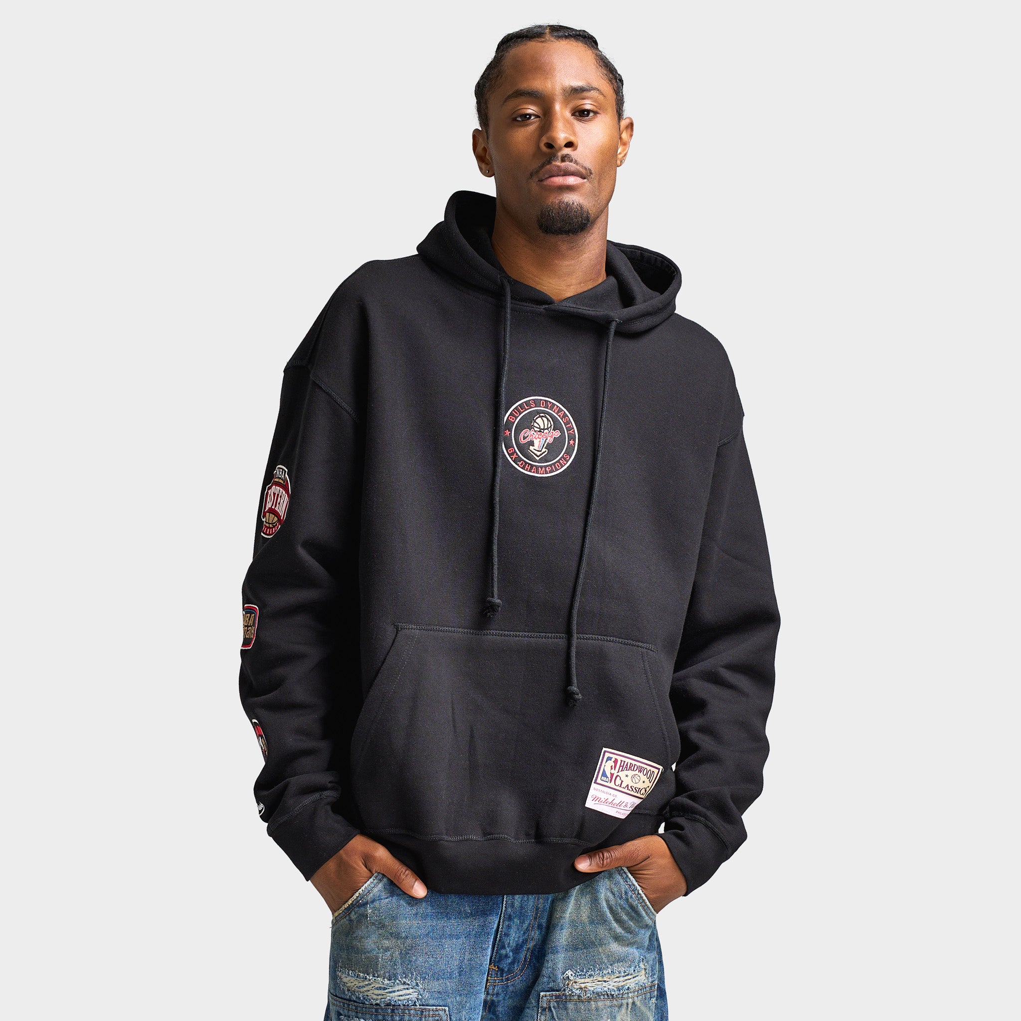 Mitchell & Ness Chicago Bulls Hoodie / Faded Black – JD Sports