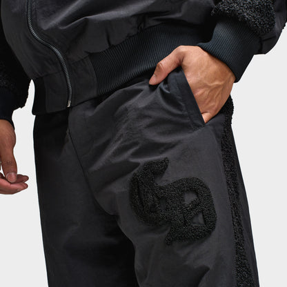 Criminal Damage Pantalon de survêtement  en Micro-sherpa et Nylon / Noir