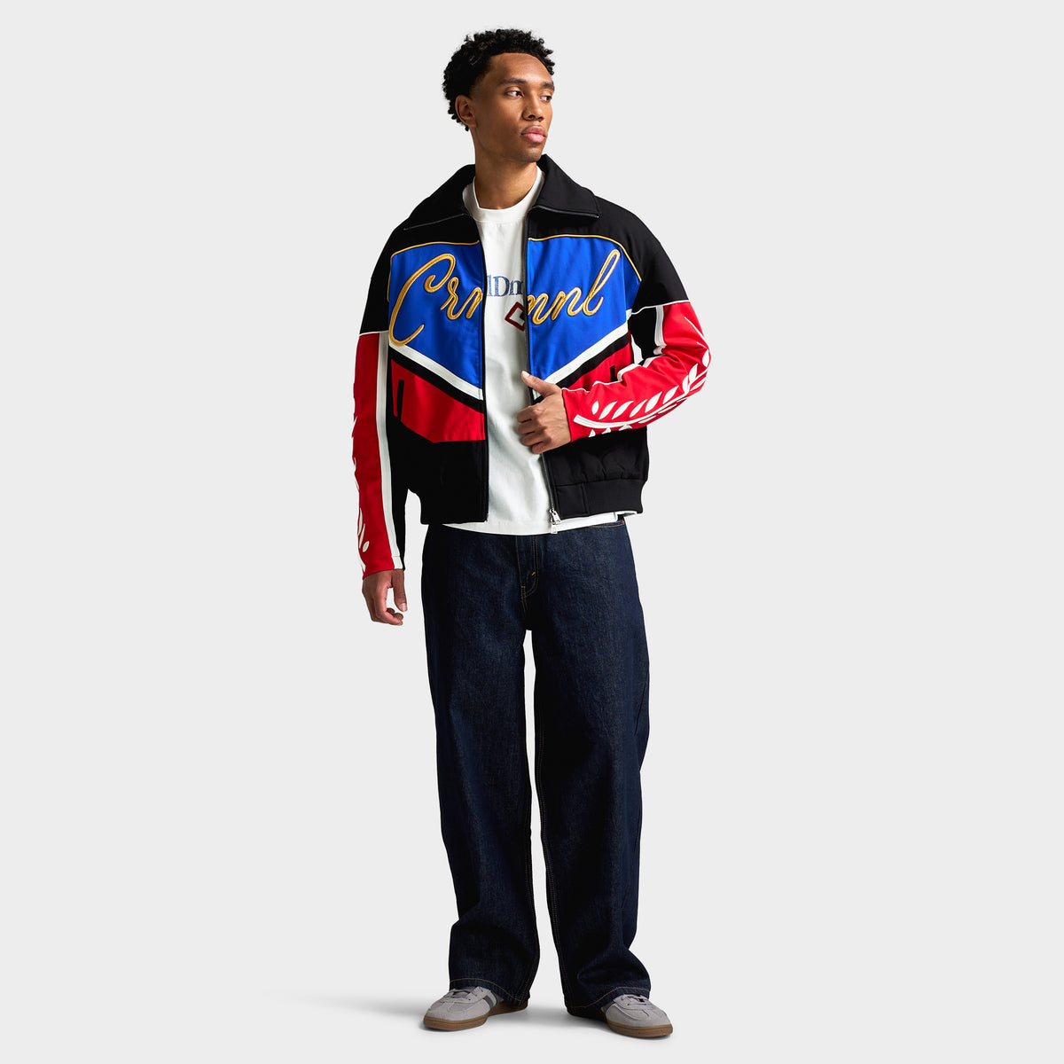 Criminal Damage Mt 91 Racer Jacket Black / Red