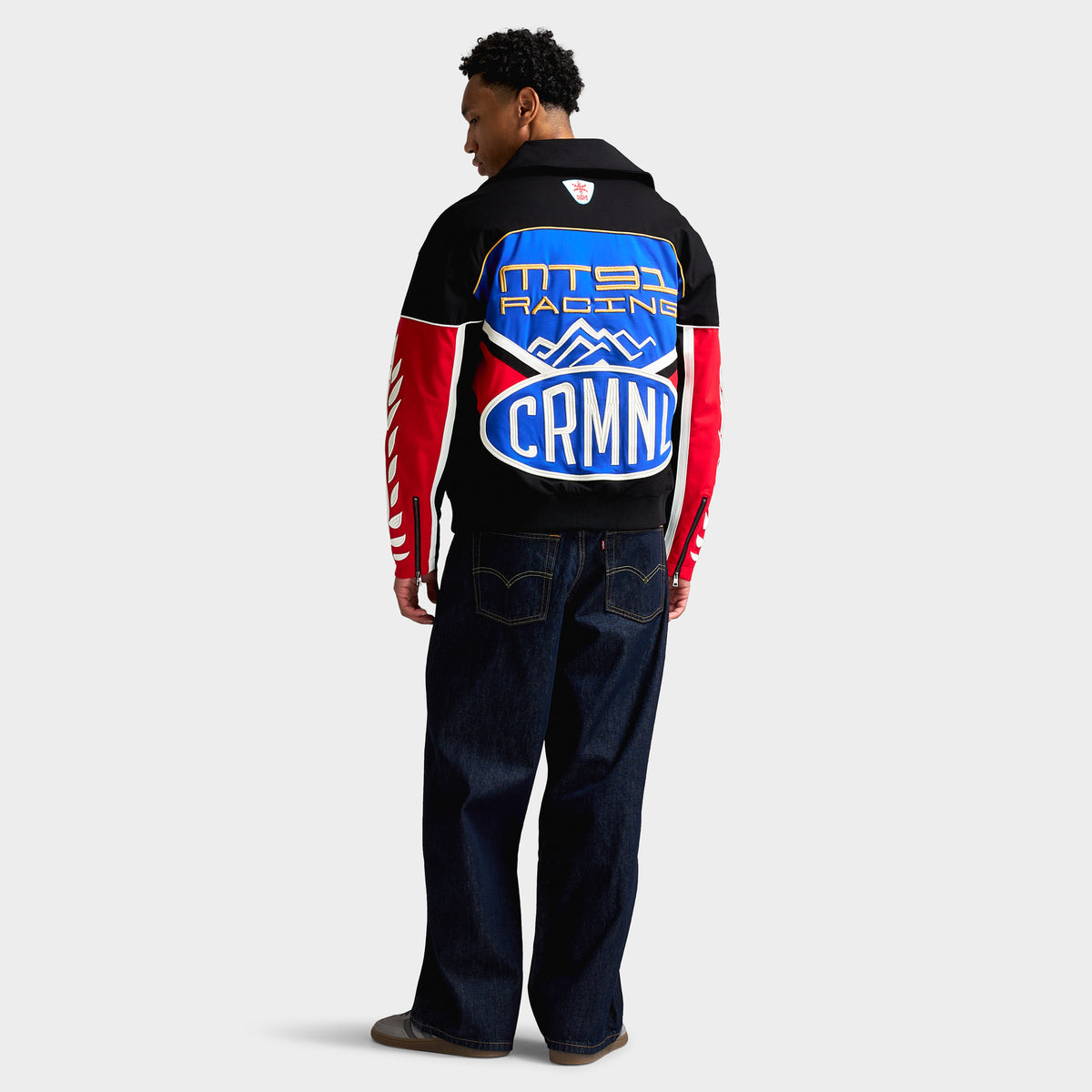 Criminal Damage Mt 91 Racer Jacket Black / Red