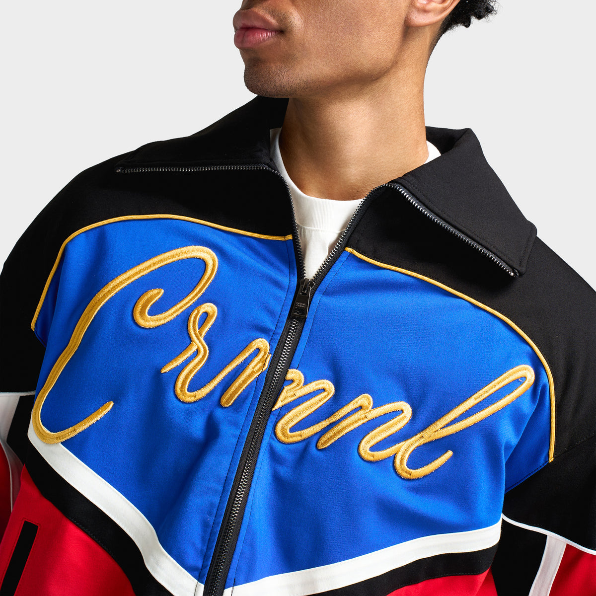 Criminal Damage Mt 91 Racer Jacket Black / Red