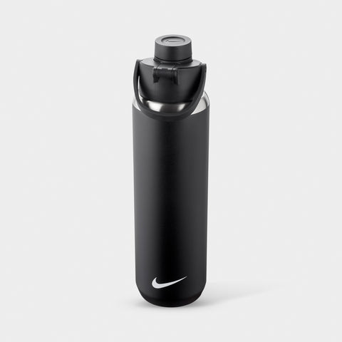 Nike Stainless Steel Recharge Chug Bottle 24oz Black Black White JD Sports