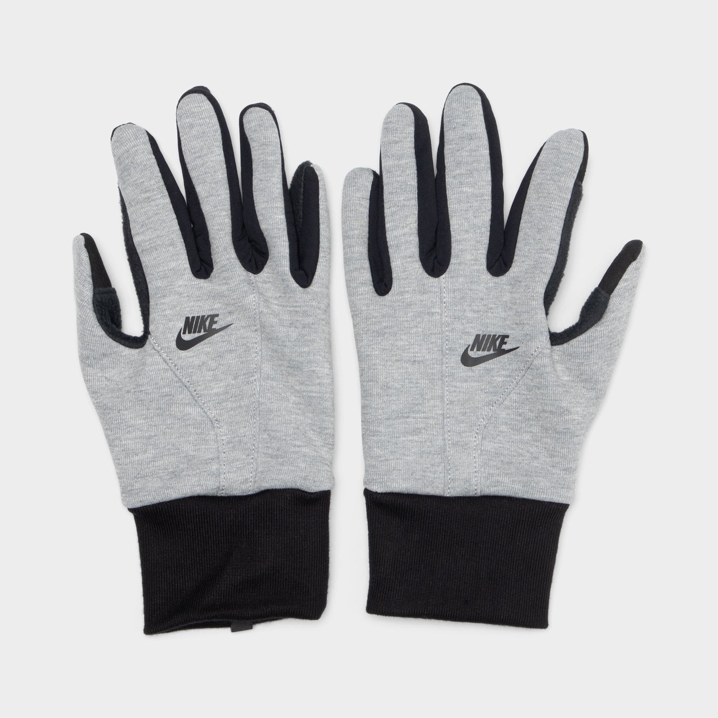 Nike Tech Fleece 2.0 Gloves Dark Grey / Black