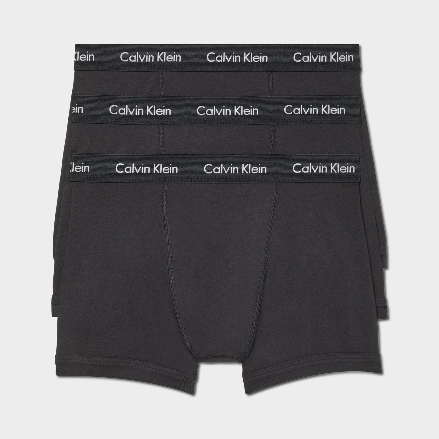 Calvin Klein Cotton Stretch Boxer Brief (3-Pack) / Black