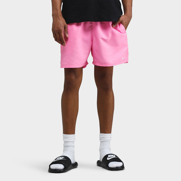 Pink nike swim trunks top