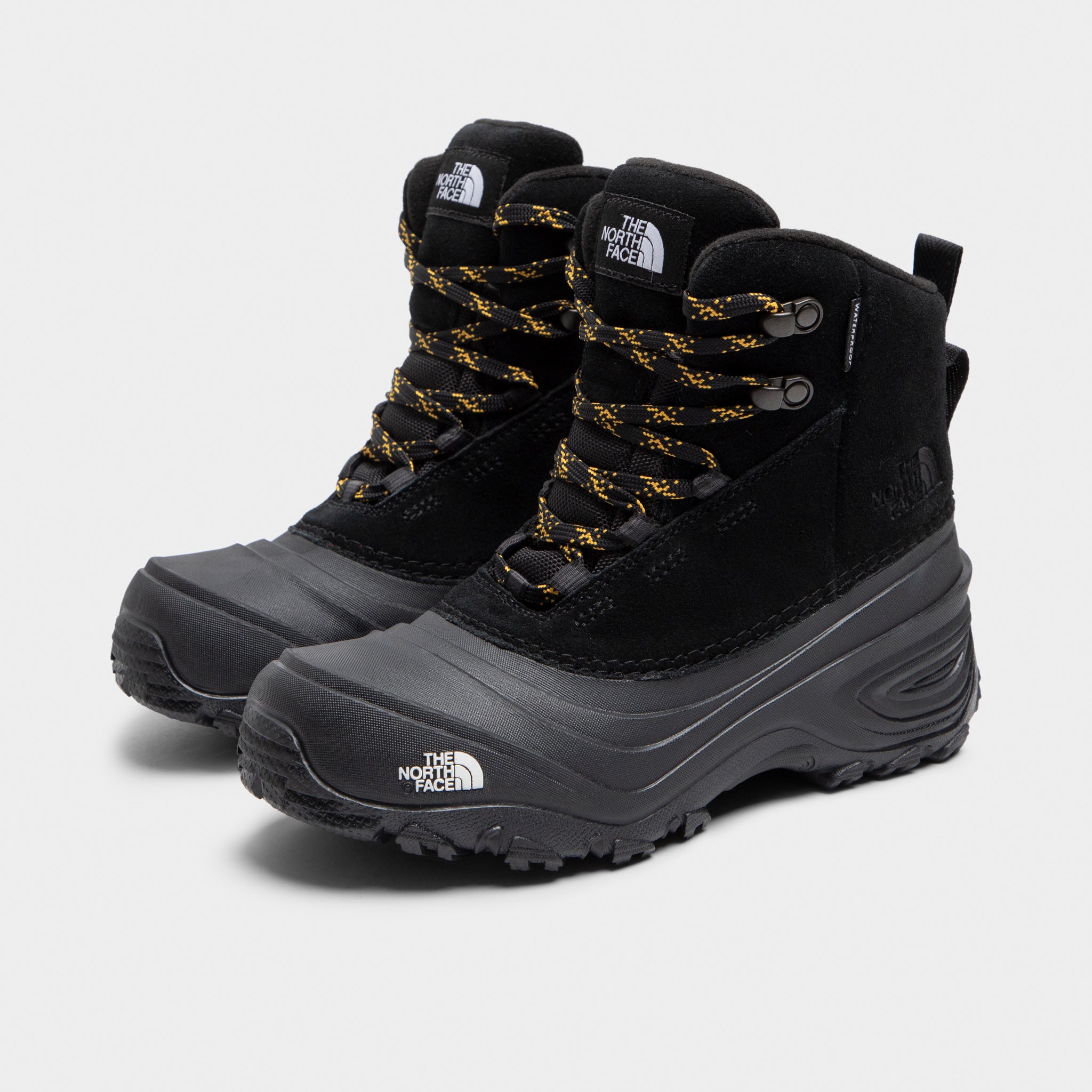 The North Face Juniors' Chilkat V Lace Waterproof Boot TNF Black
