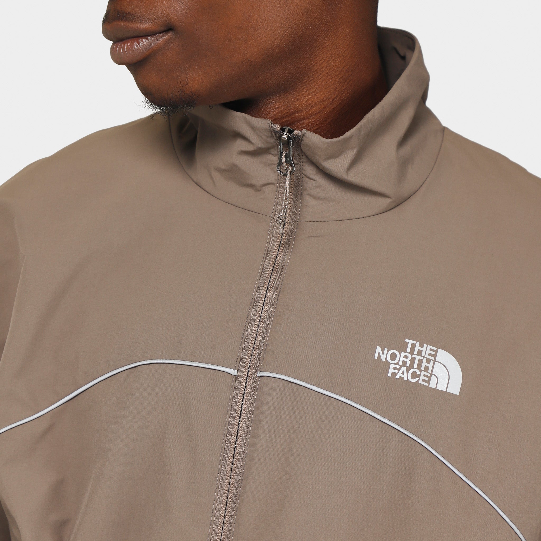 The North Face Tek Piping Wind Jacket / Falcon Brown – JD Sports