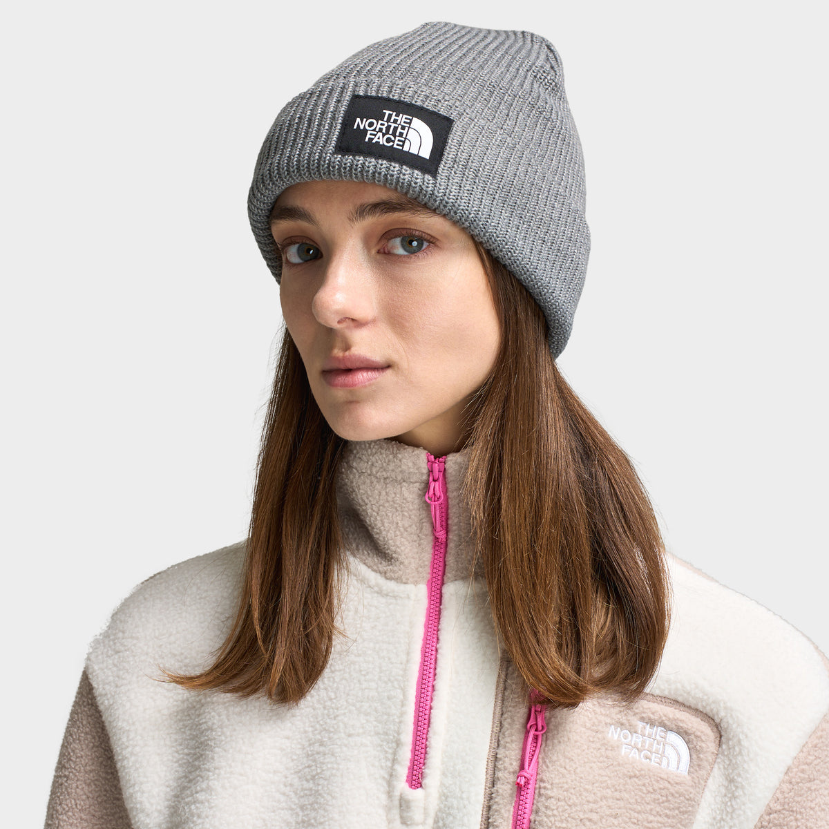 The North Face Tuque Salty Doublé / Gris Chiné Moyen