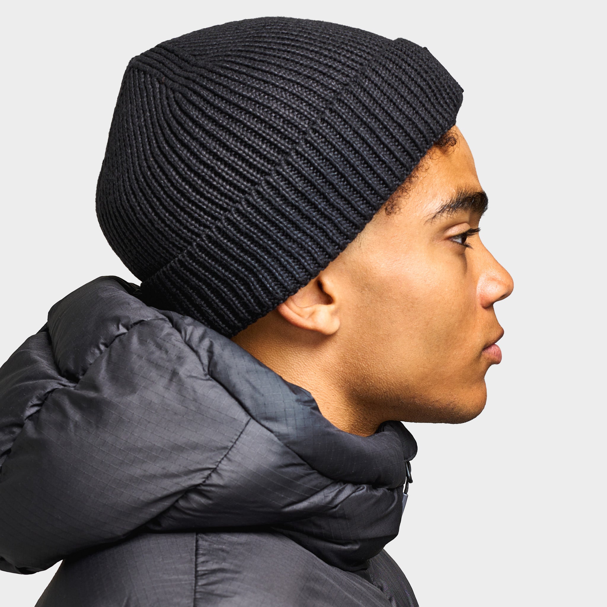The North Face Logo Box Cuffed Beanie / TNF Black – JD Sports