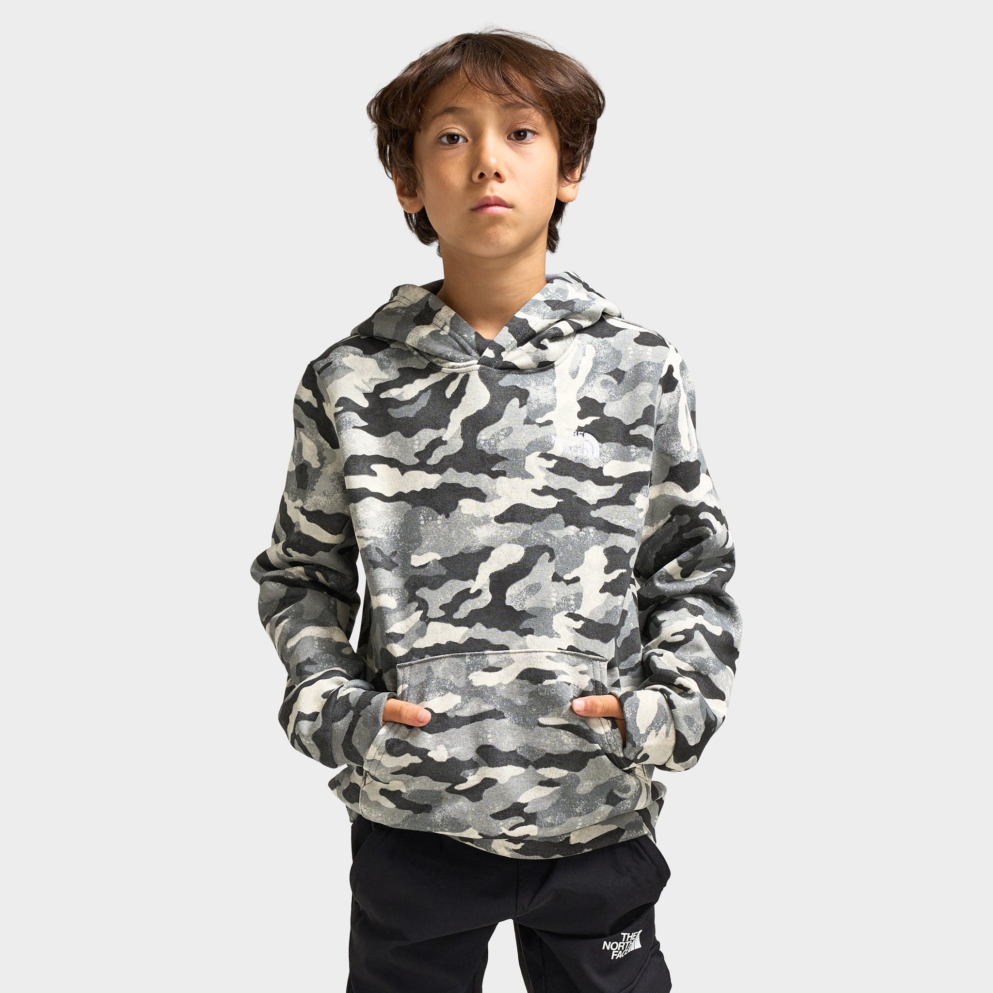 The North Face Juniors' Teen Evolution Pullover Hoodie / Smoked