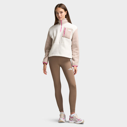 The North Face Femme Yumiori 1/4-Zip Dune Blanche / Taupe