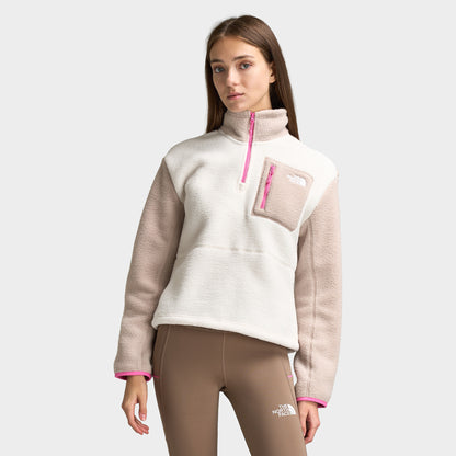 The North Face Femme Yumiori 1/4-Zip Dune Blanche / Taupe