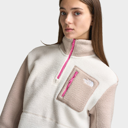 The North Face Femme Yumiori 1/4-Zip Dune Blanche / Taupe