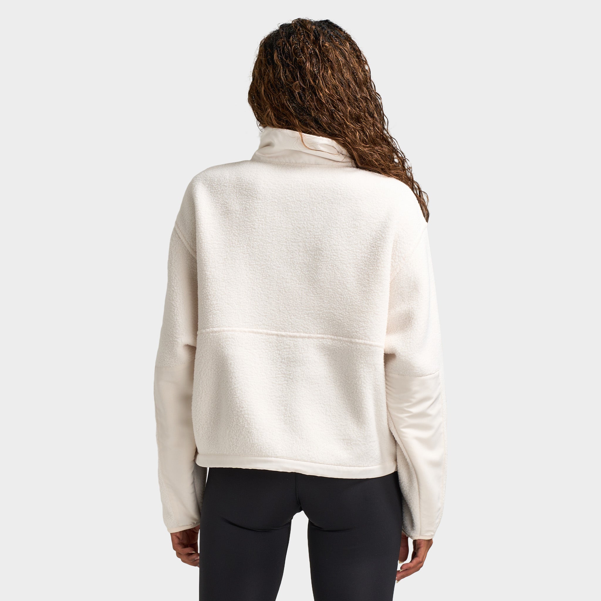 The North Face Women's Yumiori Off Peak Half Zip Jacket / White