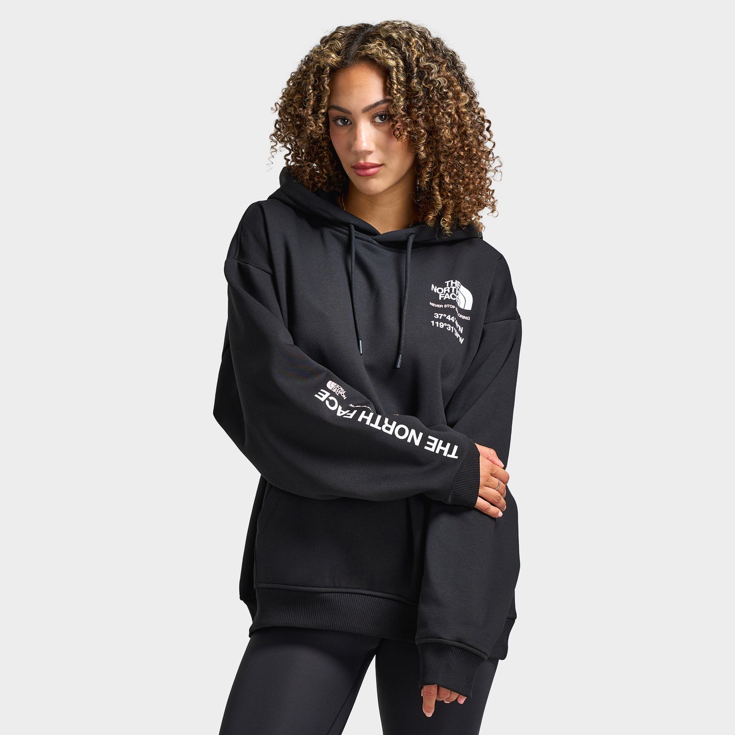 The North Face Women's Balanced Oversized Hoodie / Black
