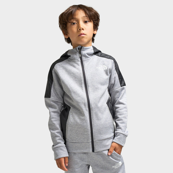 The North Face Juniors' Mittellegi Full-Zip Fleece / Heather Grey