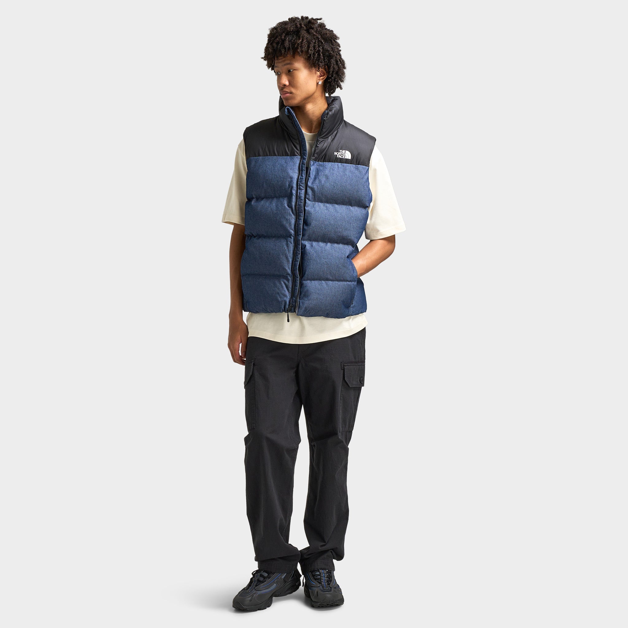 The North Face Kanaga Vest / Blue Denim – JD Sports