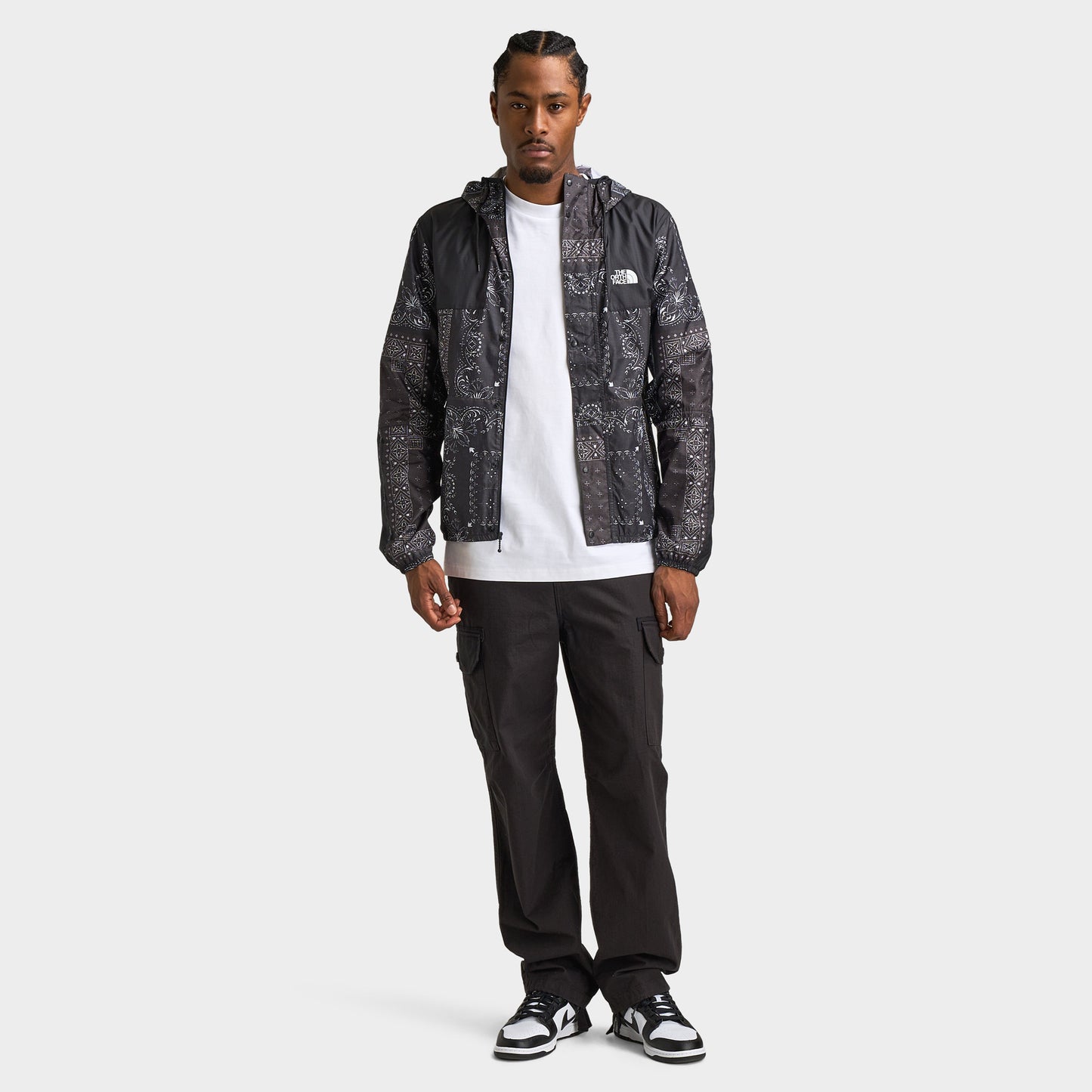 The North Face Veste Montagne TNF Noir / Imprimé Bandana