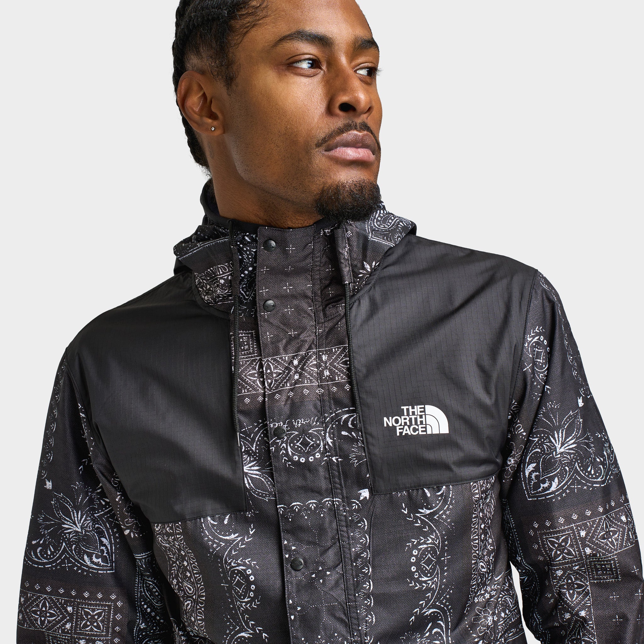 The North Face Mountain Jacket TNF Black / Bandana Print – JD Sports