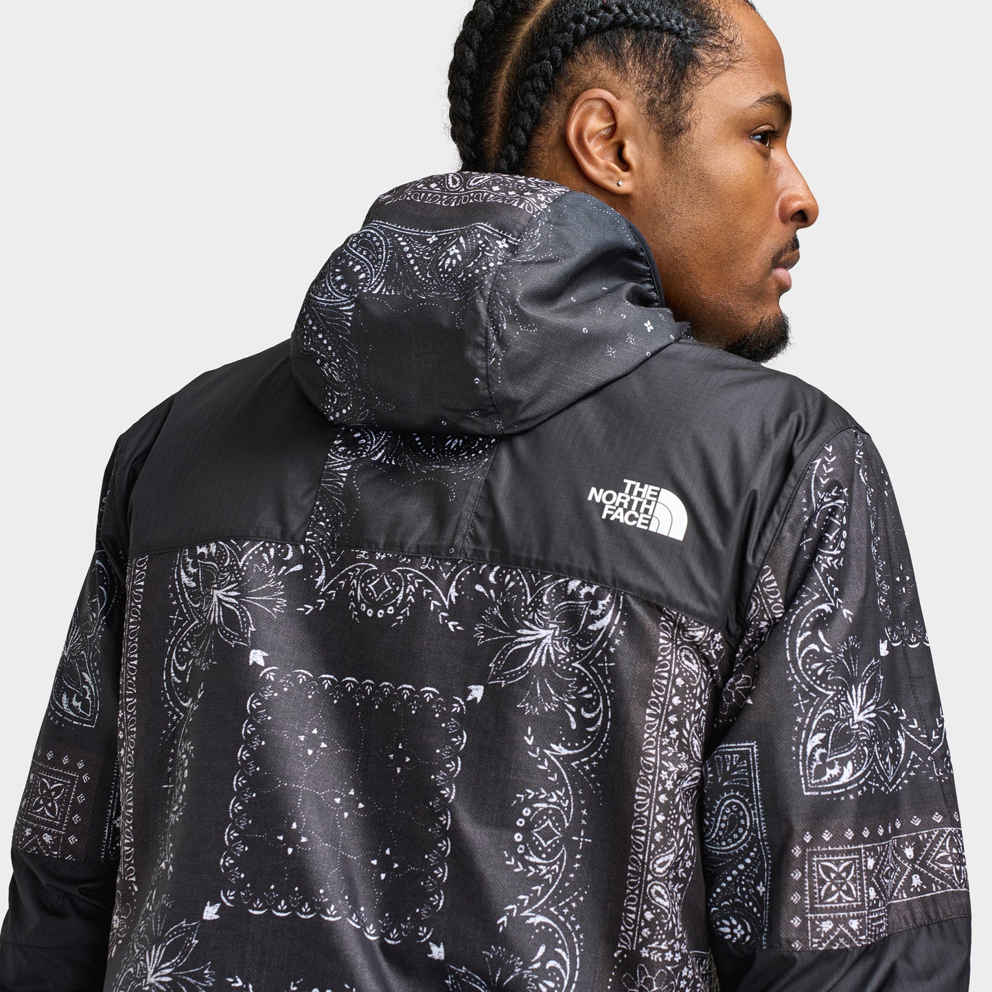 The North Face Veste Montagne TNF Noir / Imprimé Bandana