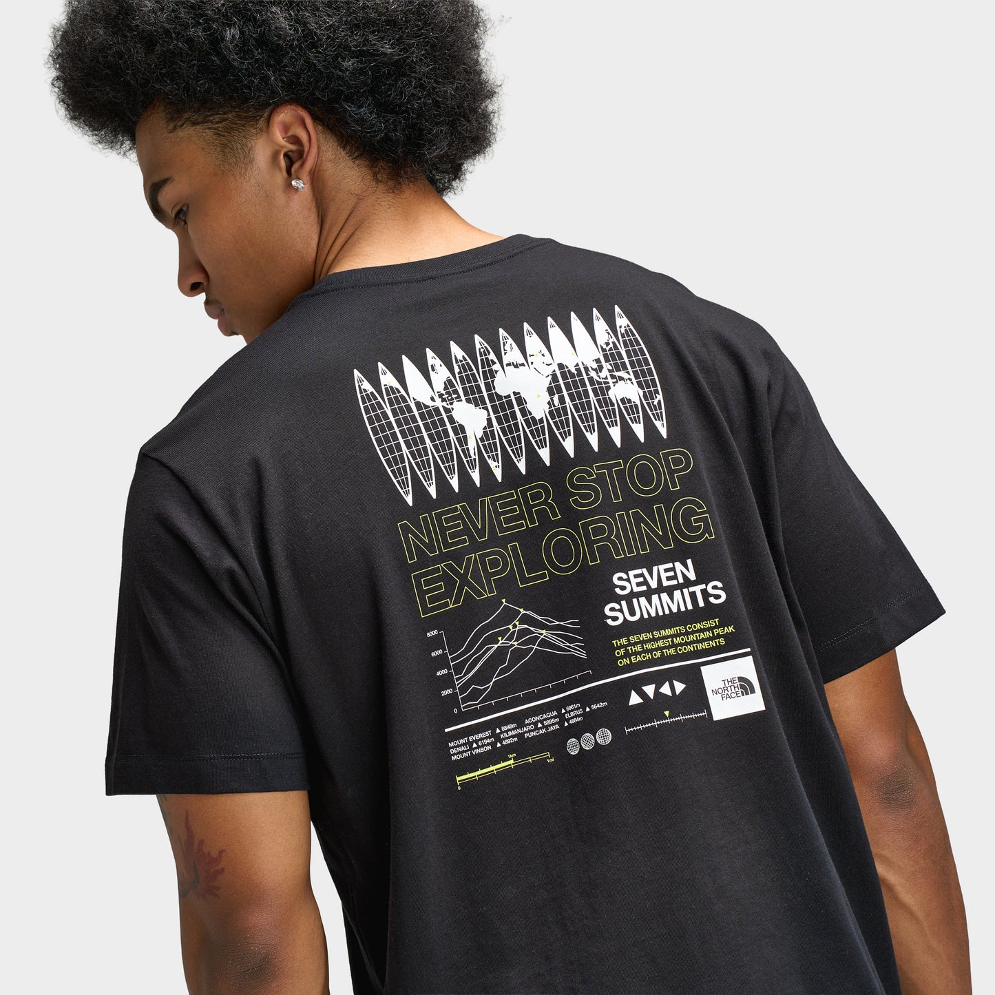 The North Face Globe Relaxed T-Shirt / Black