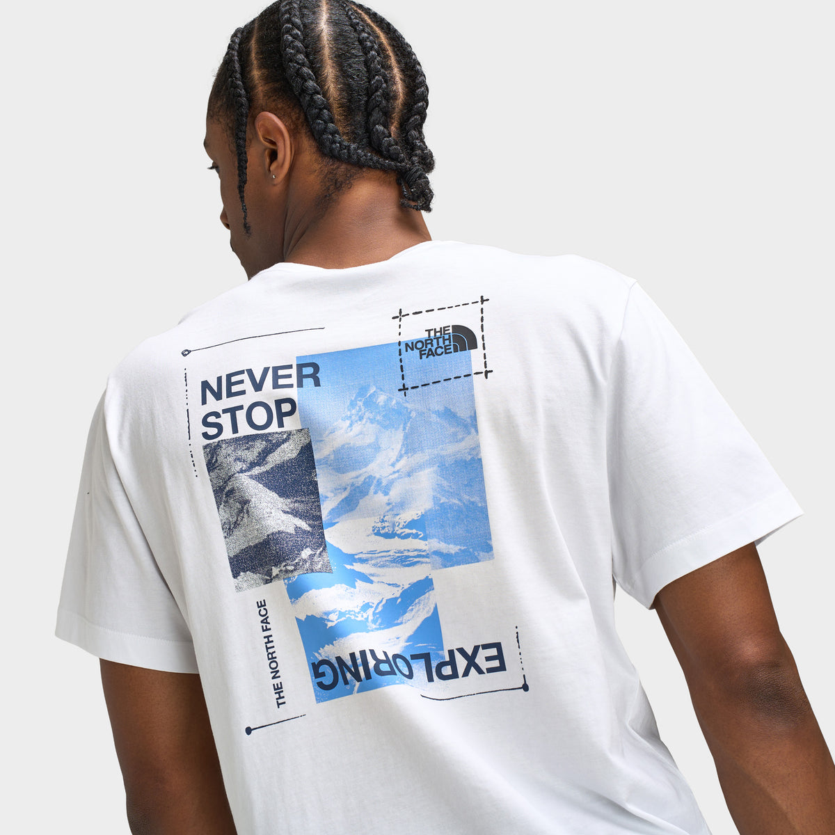 The North Face Stitch Box Relaxed T-Shirt / White
