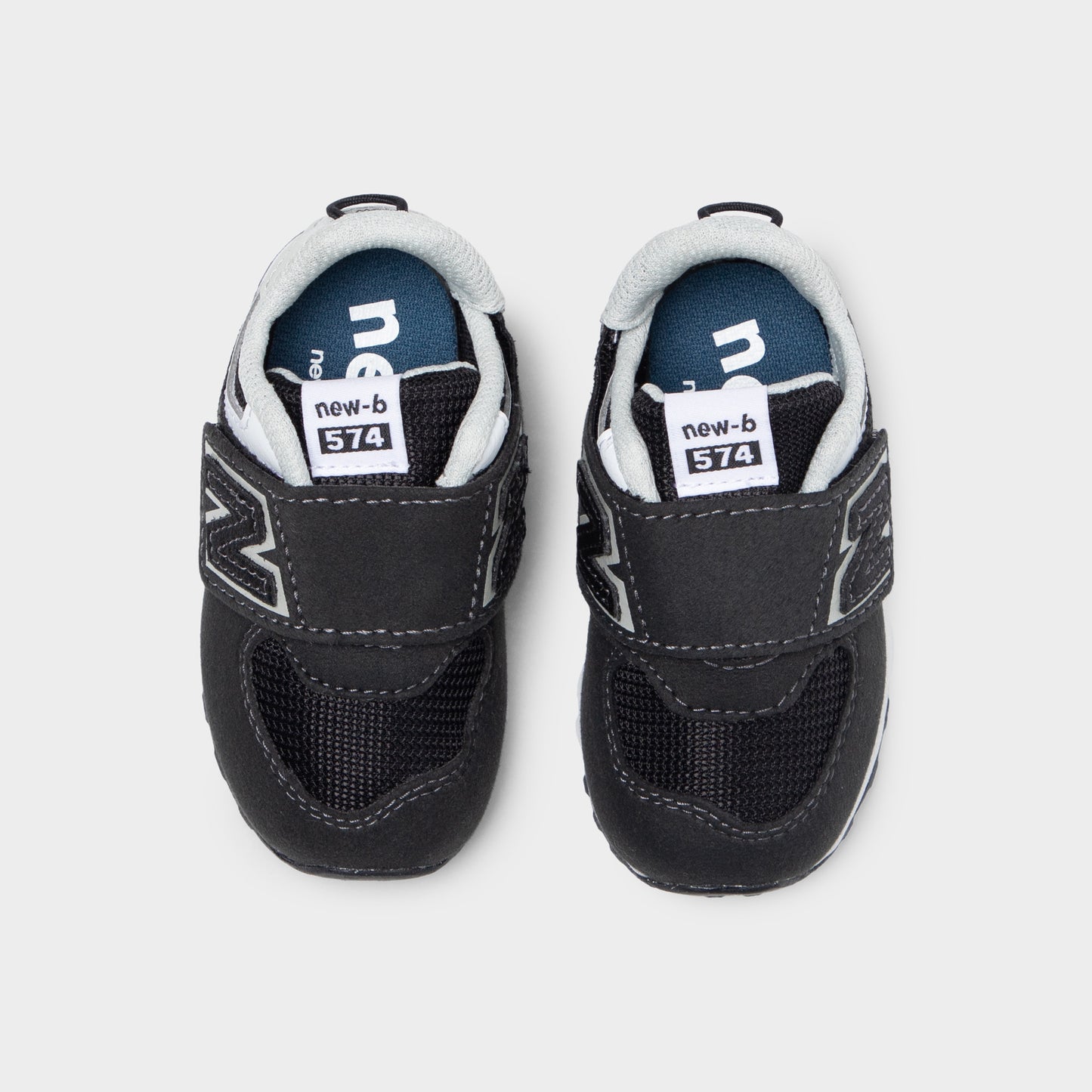 New Balance Infants' 574 Black / White