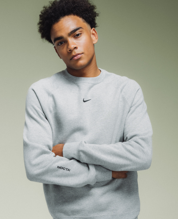 Man is wearing Nike Nocta. Shop men's apparel now at JD Sports. 
