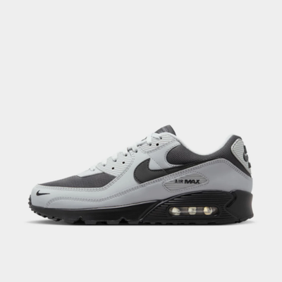 Nike Air Max 90 "Grey / Black" shoe. Shop Men's new arrivals now. 