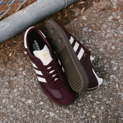 adidas Women's Samba OG "Maroon / Off White - Gum" shoe. Shop Women's adidas now at JD Sports.
