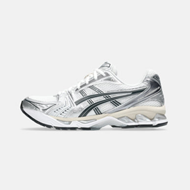 ASICS Gel-Kayano 14 "White / Graphite Grey" shoe. Shop Men's Shoes now