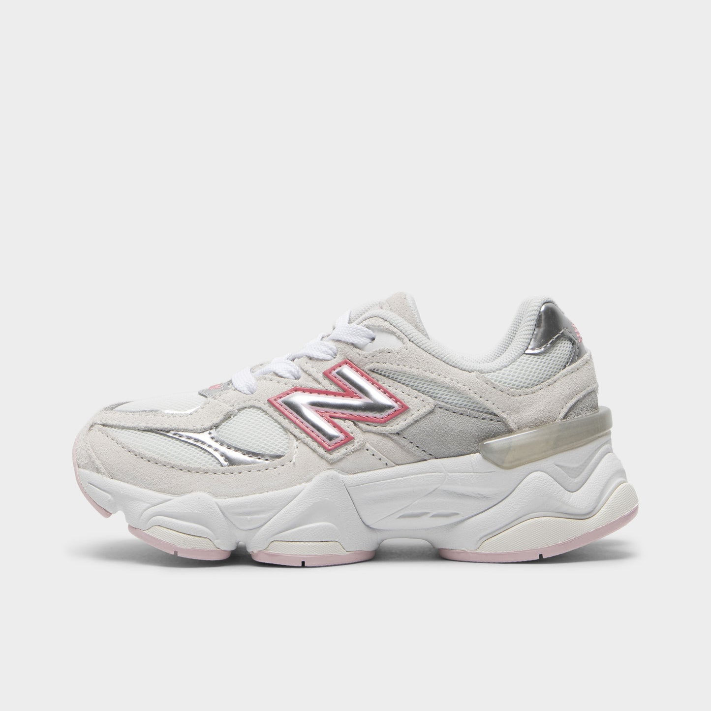 New Balance Children's 9060 White / Pink