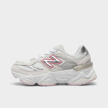 New Balance Children's 9060 White / Pink
