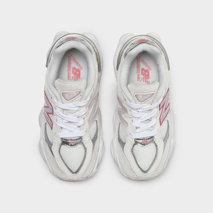 New Balance Children's 9060 White / Pink