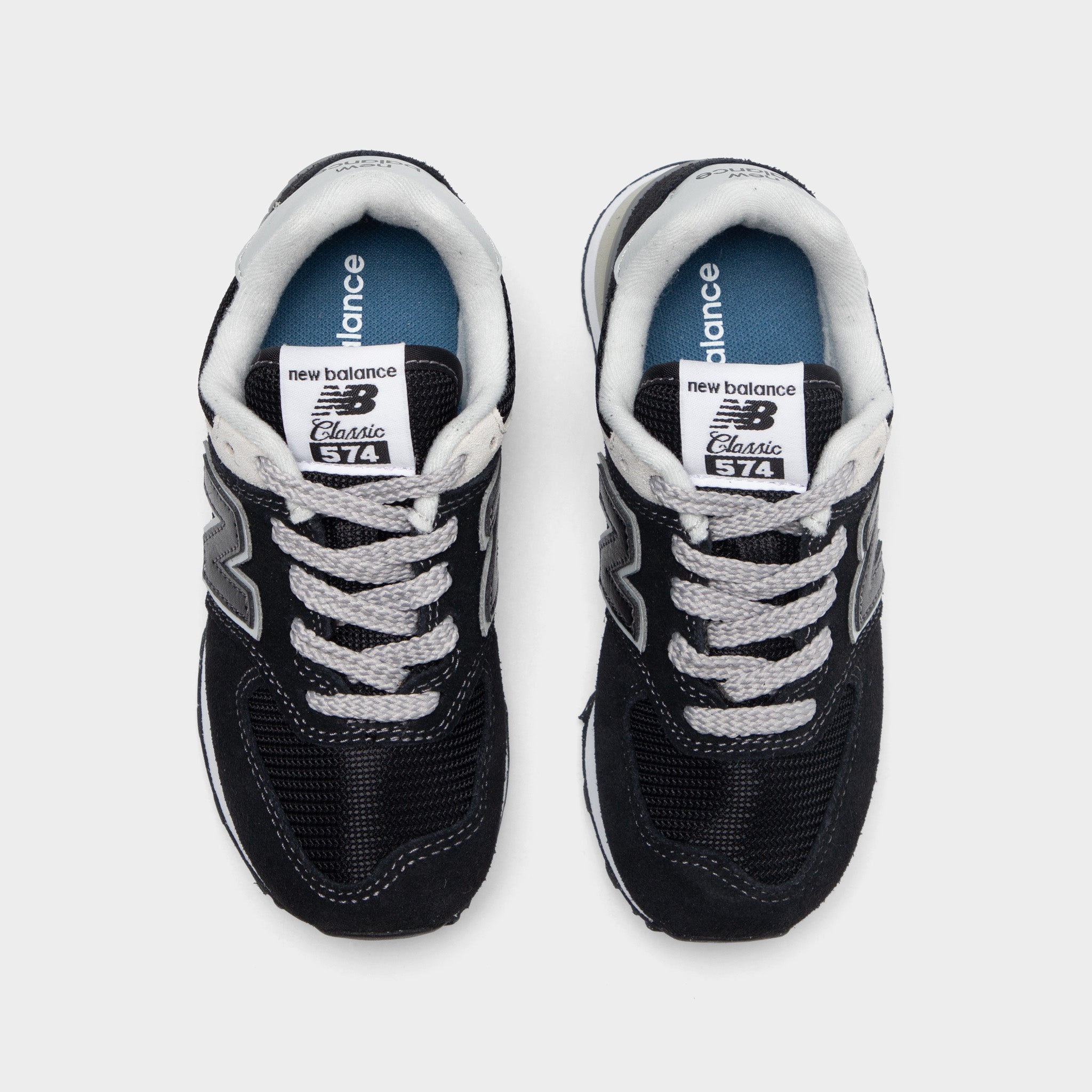 New Balance Children's 574 Black / White – JD Sports