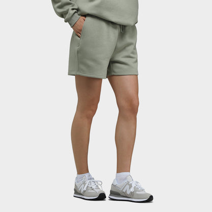 Pink Soda Women's Baton Fleece Shorts / Seagrass
