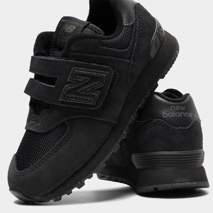New Balance Children's 574 Black / Black