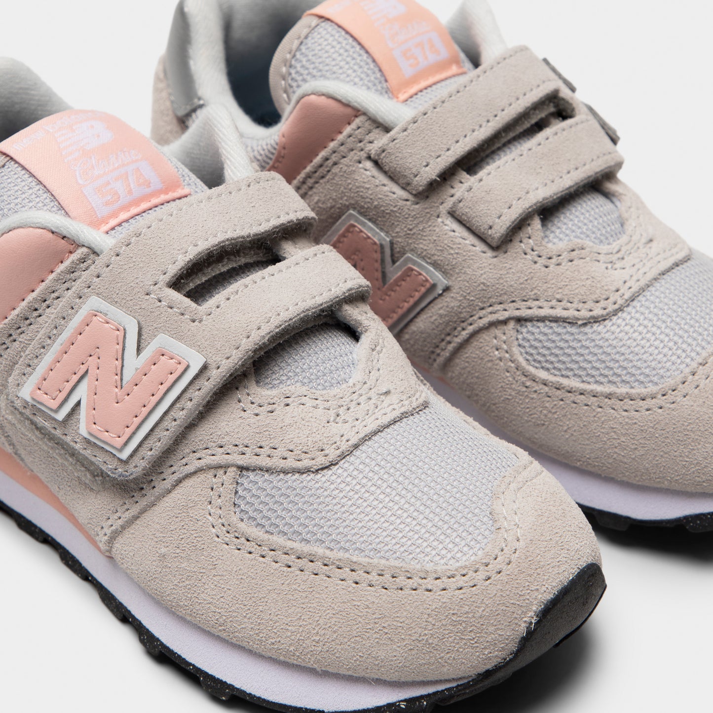 New Balance Childrens' 574 Nimbus Cloud / Pink Haze