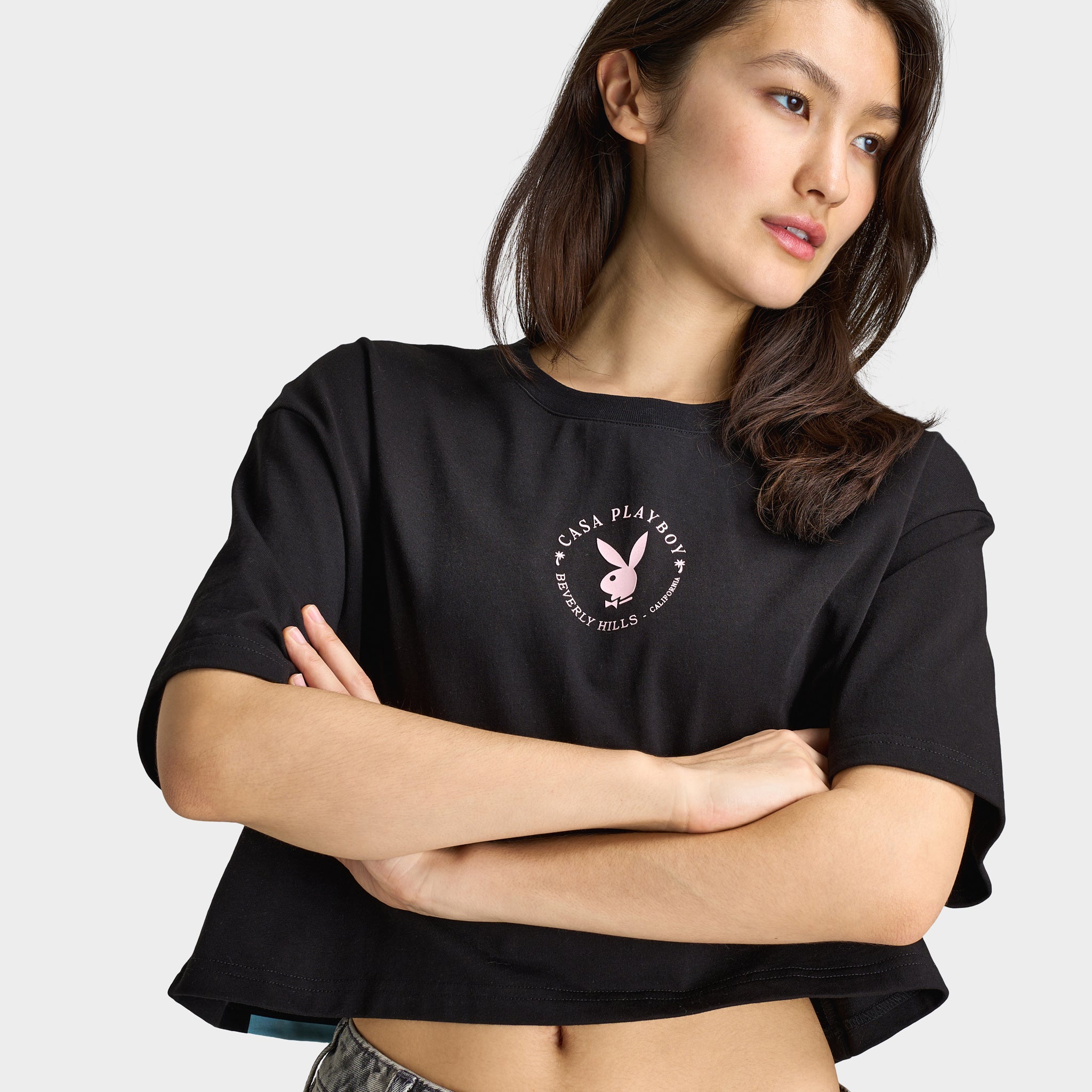 Playboy Women's Pool Playmate Tee Black / Pinkesque – JD Sports