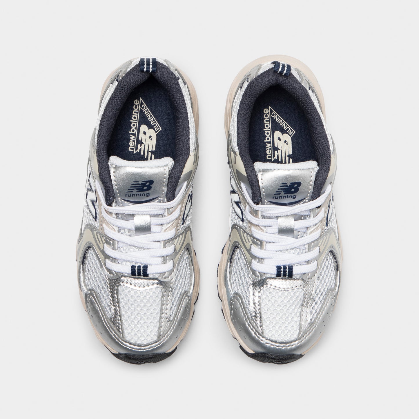 New Balance Children's 530 Summer Fog / Nimbus Cloud - NB Navy