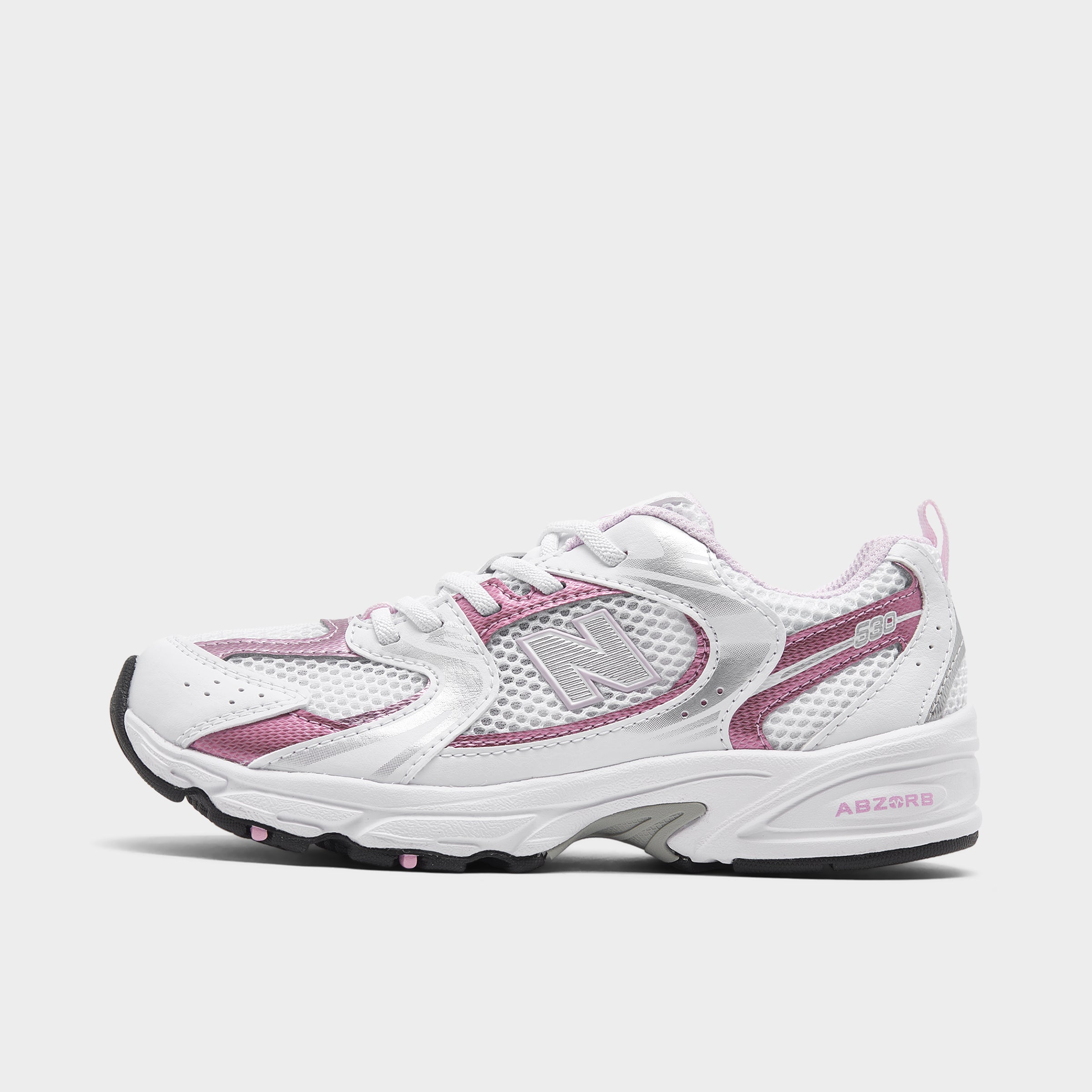 New Balance Children's 530 White / Pink Sugar – JD Sports