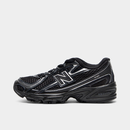 New Balance Children's 740 Black / Silver Metallic