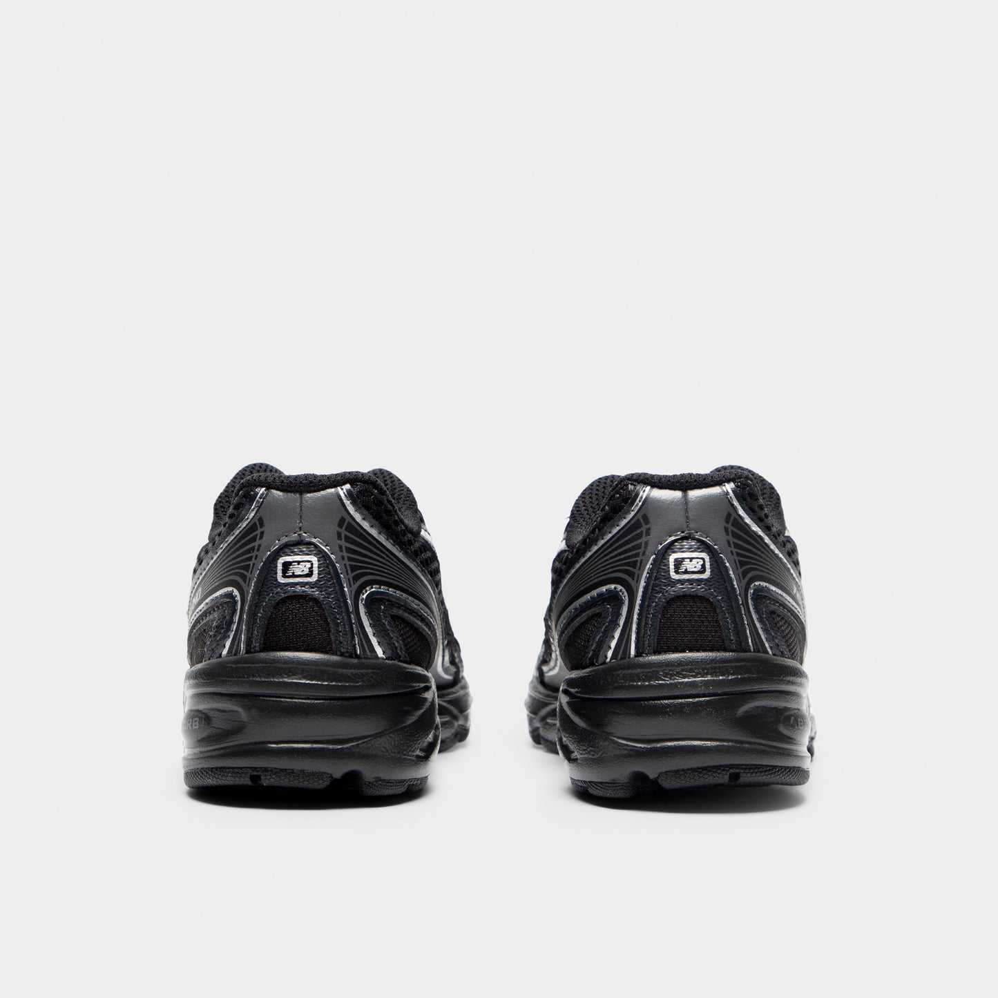 New Balance Children's 740 Black / Silver Metallic