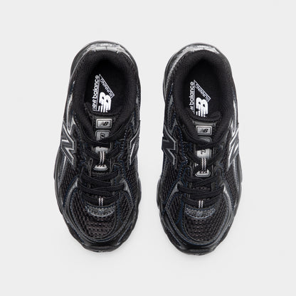 New Balance Children's 740 Black / Silver Metallic