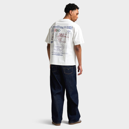 Criminal Damage Registration T-shirt / Blanc
