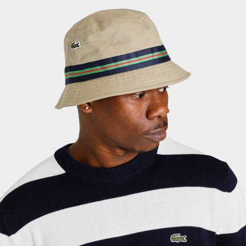 Lacoste bucket hat discount xl